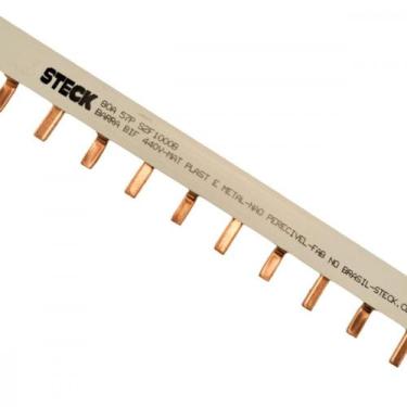 Imagem de Barramento Steck Bifasico Din Para 57 Disjuntores 80A. - S2F285B