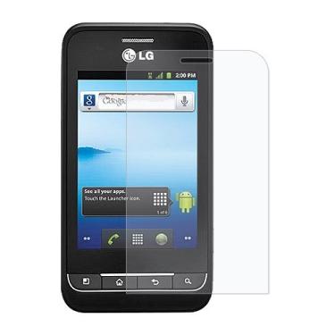Imagem de Amzer Protetor de tela antirreflexo com pano de limpeza para LG Optimus 2 AS680, Alltel LG Optimus 2 AS680 1 pacote - embalagem de varejo - transparente