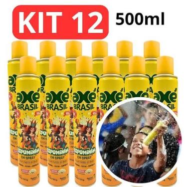 Imagem de Kit 12 Espuminha de Carnaval Em Spray Espuma Neve Festa 500ml - AXE BR