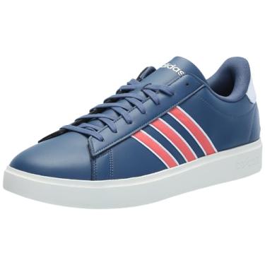 Imagem de adidas Grand Court 2.0 Tênis masculino, Tinta Preamada/Escarlate Preloved / Branco, 39 BR