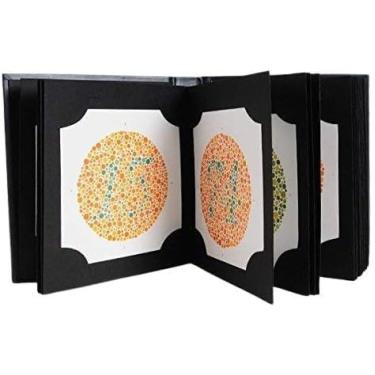 Imagem de Cosmid Livro Ishihara para deficiência de cor 38 placas com tabelas de olho de bolso