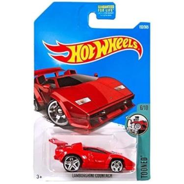 Imagem de Hot Wheels 2017 Tooned Lamborghini Countach 152/365, Red