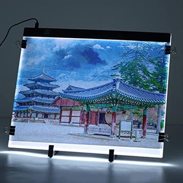 Imagem de Almofada Leve A3, 4mm Ultra Fin Fin 12000K LED Fotão Dimmível Almofada Leve para Pintura, Mesa de Luz Leve para Rastreamento para Rastreamento, Pintura de Diamante, Esboço, Desenho