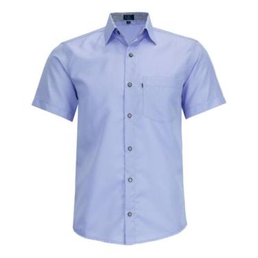 Imagem de Camisa Social Lbl Masculina Manga Curta Clássica 3024, Lilás, 3