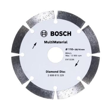 Imagem de Disco Diamantado Bosch MultiMaterial Segment. 110x20/16x10mm