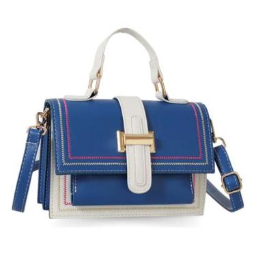 Imagem de Bolsa Feminina Transversal Quadrada Pequena Sofisticada Top - Alwy