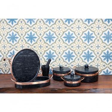 Imagem de Jogo De Panelas Pedra Sabão Premium 6 Peças