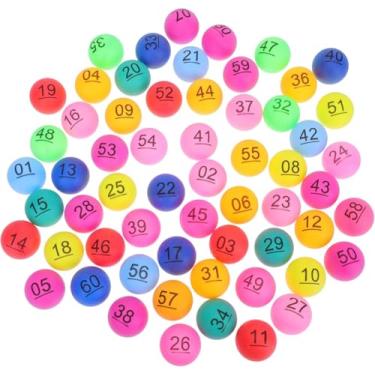 Imagem de Bolas Numeradas 1- Bolas de Bingo Numeradas Bolas Sorteio Bolas 100 Jogo de Loteria: