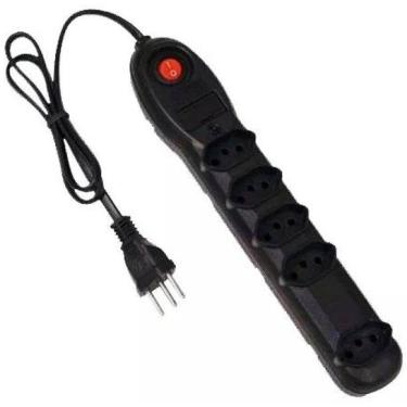 Imagem de Filtro De Linha Qualitronix 5 Tomadas Bivolt Preto - QFL5