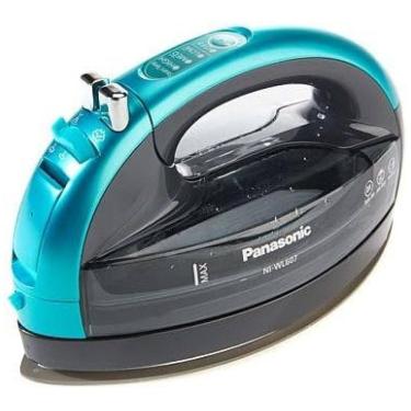 Imagem de Ferro de Passar Sem Fio com Tecnologia Cerâmica Avançada e Giro de 360 Cor Cerceta, Panasonic