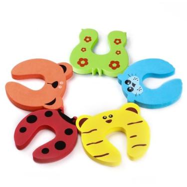 Imagem de Trava Parador Protetor de Porta em Borracha EVA Amortecedor de Impacto para Portas Protetor de Porta Anti-Impacto Ideal para Segurança e Proteção de Móveis e Paredes (CORES SORTIDAS)