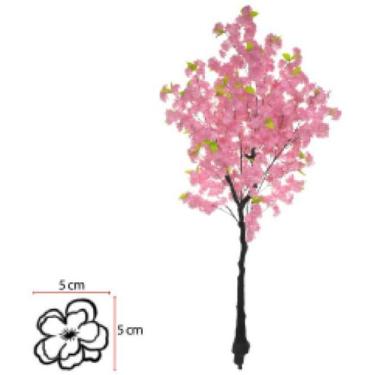 Imagem de Planta Árvore Artificial Cerejeira X288 Rosa 1,6m - FLORESCER DECOR