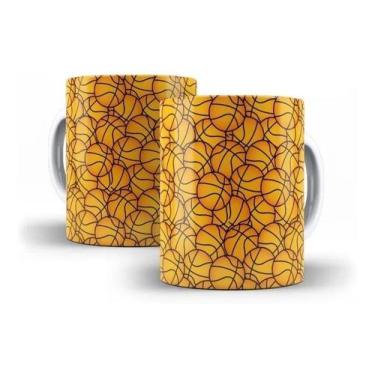 Imagem de Caneca Porcelana Bolas De Basquete - Villa Caneca