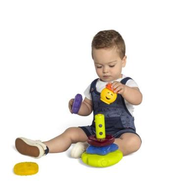 Imagem de Brinquedo Educativo Para Bebê Torre Lumina com Luz e Som TaTeTi