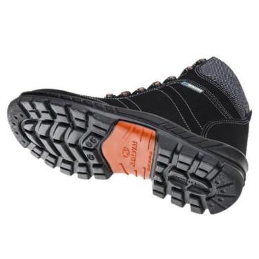 Imagem de Botina NOBUCK Cadarço Bico PVC Pemier Preta Ca 41369 75BPR29-MSP-BP Ma