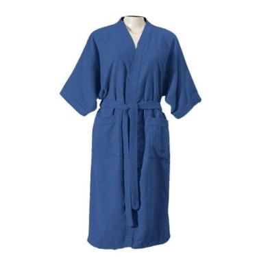 Imagem de Roupao de Banho Masculino Feminino Atoalhado Felpudo - Genérica - Unis