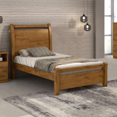 Imagem de Cama Solteiro Reali Móveis Lopas Rovere Soft