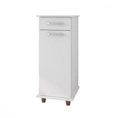 Imagem de Balcão Viena 1 Porta 1 Gaveta Fiorello Branco