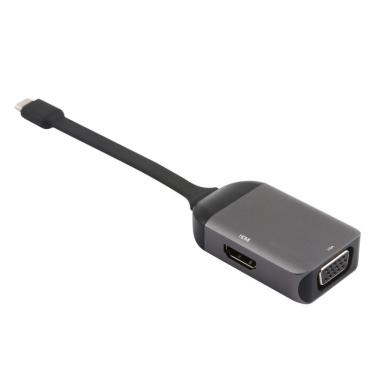 Imagem de Cabo Adaptador usb-c para vga e hdmi