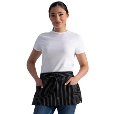 Imagem de Chef Works Avental de garçonete unissex, Risca de risca, Tamanho Único