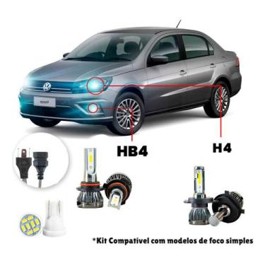 Imagem de Ultra Led Nano 22000lm Volkswagen Voyage 2017-2021 H4 Hb4 - LUXLED y3,