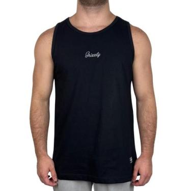 Imagem de Regata Grizzly Mini Script Tank, G, Black