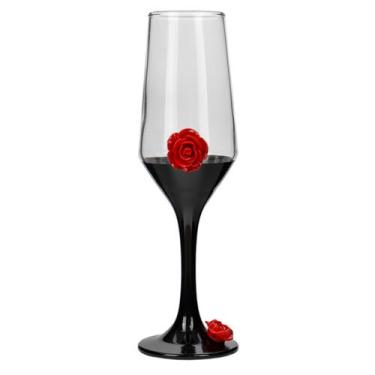 Imagem de Taça Pomba Gira Luxo Rosa Vrm Decorativa Champagne 186ml - Lua Mística