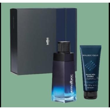 Imagem de Malbec Club Kit Masculino, Perfume 100ml e Pós Barba 75ml, Azul
