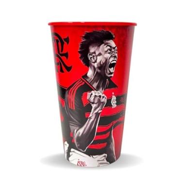 Imagem de Copo Flamengo Bruno Henrique Oficial - Plástico 550ml