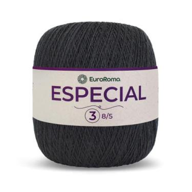 Imagem de Linha Euroroma Especial 8/5 Fio Nº3 1400m 500g TEX 369, 0250 - Preto