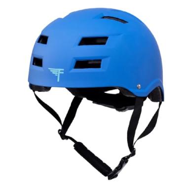 Imagem de Capacete de skate Flybar - Proteção de impacto multiesportivo CPSC com certificação dupla para jovens e adultos para bicicleta, patinação em linha e rolo, skate, BMX, scooter e atividades esportivas, True Blue, L-XL