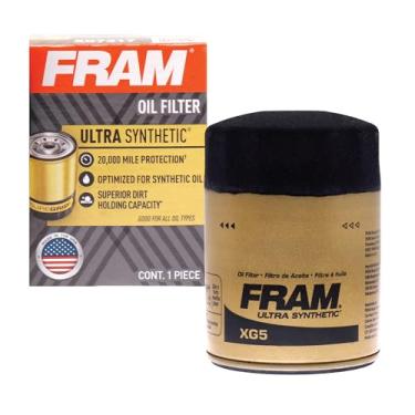 Imagem de Fram Filtro de óleo ultra sintético XG5, intervalo de troca de 20K Mile com SureGrip