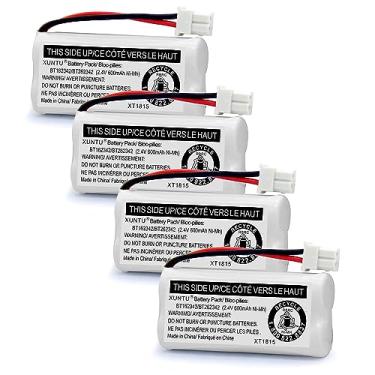 Imagem de XUNTU BT162342/BT262342 2,4V 600mAh Ni-MH Bateria de telefone sem fio BT166342/BT266342 BT183342/BT283342 Compatível com EL52351 TL90070 CS5119 DS6511 DS6776 22 LS6 Aparelho 305 (pacote com 4)