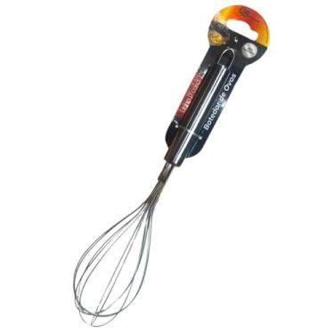 Imagem de Batedor de Ovos Massas Fue Inox 30cm SQ Aço Inoxidável Alça Ergonômica