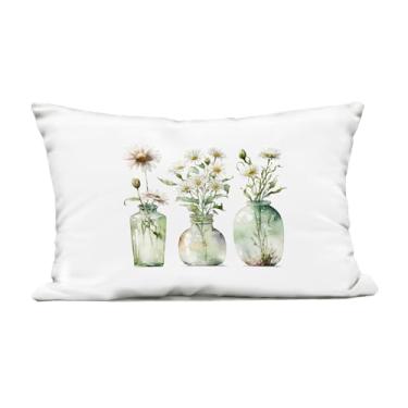 Imagem de Stupell Industries Little Two Sandpiper Pair Almofada estampada para ambientes externos, 35 x 18 x 50, azul