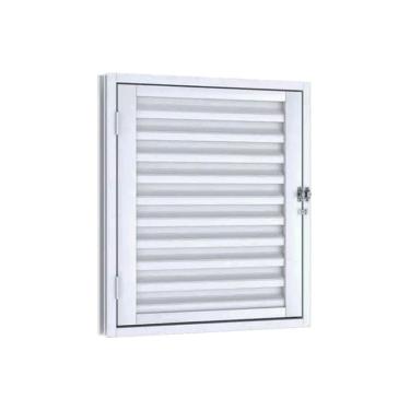 Imagem de Portinhola Porta Alçapão Aço Laminado 60x80 R120 Evidence - Branco - Branco