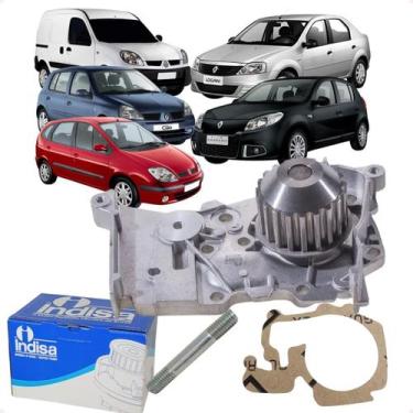 Imagem de Bomba Dágua Indisa Clio Duster Logan Sandero Kangoo Scenic Megane 1.6 