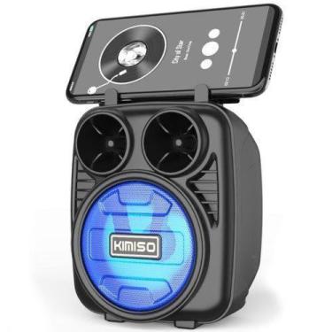 Imagem de Caixa De Som Potente Bluetooth 5.0 Potente Bateria Longa - Kimiso