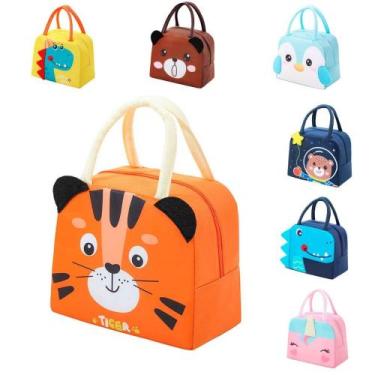 Imagem de Bolsa Térmica Infantil Lancheira escolar Marmita C/ Alça Estampas Anim