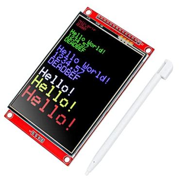 Imagem de Hosyond Módulo De Exibição Tela Sensível Ao Toque Lcd Tft 3,2" 320X240 Spi Serial Ili9341 Com Caneta Compatível Placa Desenvolvimento Arduino R3/Mega2560