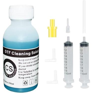 Imagem de MecentInkjet Solução de limpeza de impressora DTF, kit de limpeza Dtf para impressora DX5 i3200 XP600 L1800 L800 L1390 XP-15000