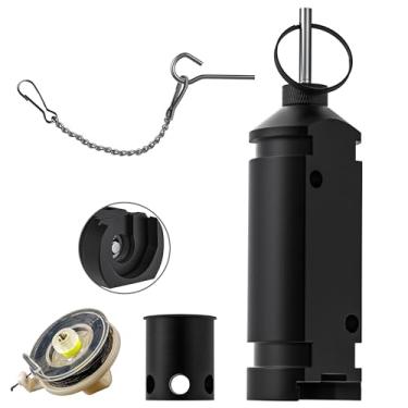 Imagem de Jimtyee Alarme De Viagem Perímetro Com Fio, Dispositivo Fio Acampamento Calibre 12, Adaptador .22, Sistema Segurança Alerta Precoce Para Propriedade