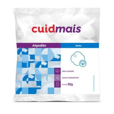 Imagem de Algodão bola 50gr cuidmais
