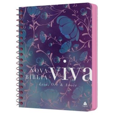 Imagem de Livro - Nova Bíblia Viva - Leia, Ore e Anote - Flores do Campo