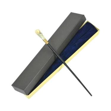 Imagem de varinha mágica com núcleo de metal cosplay para crianças com caixa - o