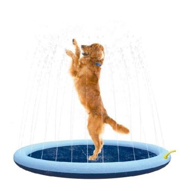 Imagem de Tapete Chafariz Diversão Refrescante Para Seu Pet 100cm Meu Pet