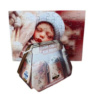 Imagem de Quebra-cabeça Bebê Reborn Personalizado com Bolsinha Maternidade - Col