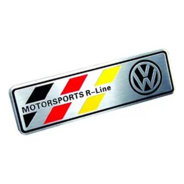 Imagem de Adesivo Volkswagen Motorsports R-Line Resinado Res11