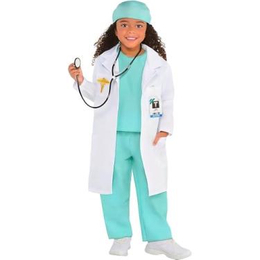 Imagem de Amscan 8407502 Fantasia adorável de médico | Roupa infantil tamanho temático, multicolorido