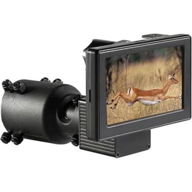 Imagem de Câmera Monocular De Visão Noturna Digital Hd 1080p 4.3 Ih Display Com Iluminador Infravermelho De 5w 850nm Para Escopos Oculares